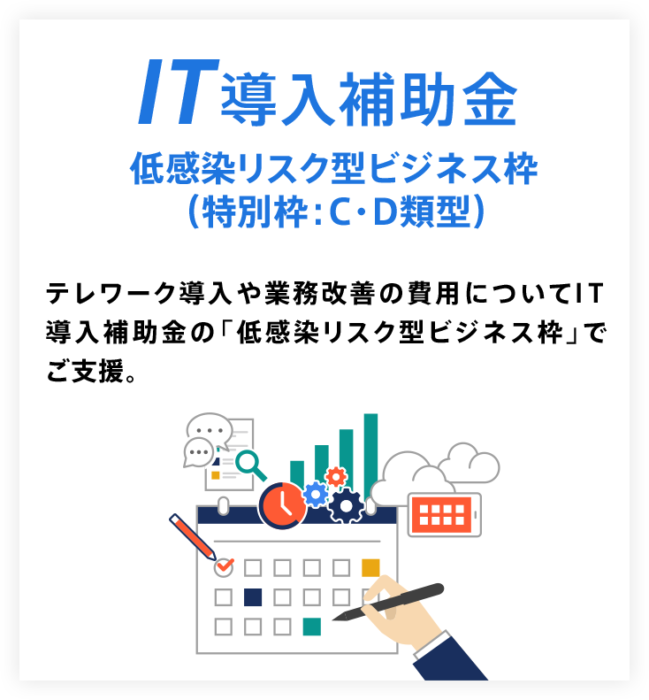 It導入補助金について 低感染リスク型ビジネス枠 特別枠 C D類型 It導入補助金